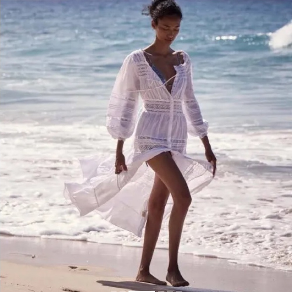 Doen Santina Dress in Salt